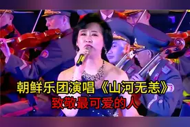 朝鲜牡丹峰乐团中文演唱《山河无恙》致敬最可爱的人，温暖人心视频封面