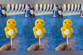 亲子搞笑日常，给宝贝送棉花糖视频封面