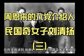刘清扬，周恩来的入党介人，民国奇女子，最终重新入党（三）视频封面