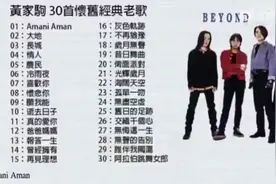BEYOND 黃家駒 30首懷舊經典老歌～～～视频封面