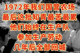 1972年国营农场这批知青最苦最累，始终在生产队劳动，后全部回城视频封面