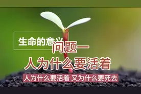 问题一，人为什么要活着，又为什么要死去呢？