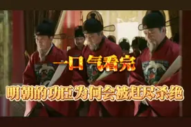 一口气看完，明朝的功臣为何会被赶尽杀绝呢视频封面