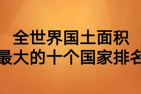 全世界国土面积最大的十个国家排名视频封面