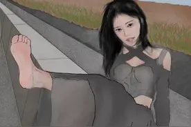 临摹对象：曦姐@Enndme [呲牙][看][捂脸]视频封面