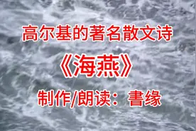 高尔基的著名散文诗《海燕》｜让暴风雨来的更猛烈些吧！视频封面