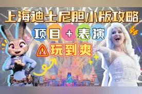 震惊！胆小版上海迪士尼玩到爽攻略！项目+表演都能玩什么？视频封面