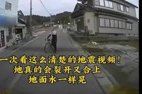 地震视频震撼人心！地面裂开又合上，水一样晃动！视频封面