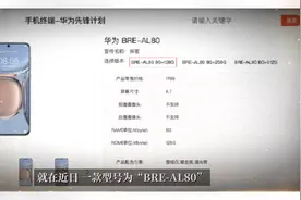 “华为先锋计划”神秘新机“BRE-AL80”现身，中置打孔设计，三款