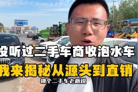 全国泡水车都去哪了？一条视频揭秘泡水车的来龙去脉