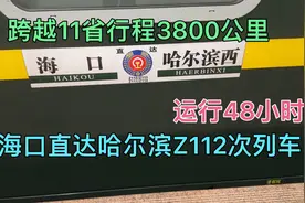 体验海口直达哈尔滨Z112次豪华绿皮火车，行48小时经11省3800公里视频封面