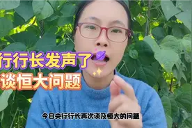 央行行长发声了，再谈恒大问题视频封面