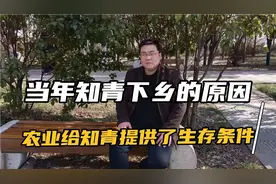 当年知青下乡的原因，农业给知青提供了生存条件