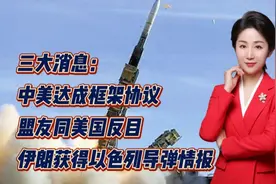 中美达成框架协议！盟友同美国反目！伊朗获得以色列导弹情报视频封面