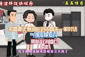 本以为是幸福婚礼，听到对话后未婚妻决然取消婚约视频封面