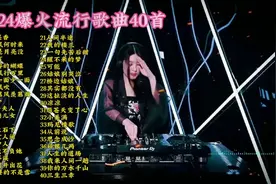 2024年爆火流行歌曲40首DJ现场演绎视频封面