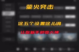 萤火突击用了这五个设置，新手秒变大神 #萤火突击无限出金