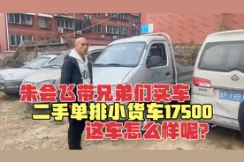 朱会飞带兄弟们去买二手车，单排小货车17500，这车怎么样？视频封面