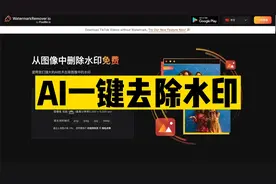 Ai一键帮你去除水印，简单便捷#去水印 #图片去水印 #去水印教程