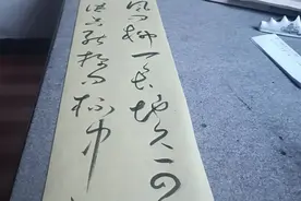 草书欣赏：雪问梅花风问柳，天长地久可曾有。杨柳不言花不语，只