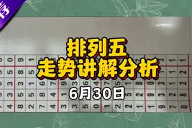 排列五今日规律分析（6-30）视频封面