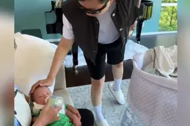 不知道叶海洋是剖腹还是顺产？恢复得这么好！生双胎身材一点没变视频封面