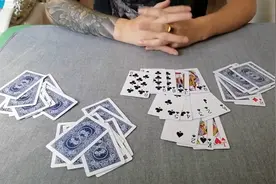 扑克牌十三张技巧口诀，魔术十三张洗牌手法讲解