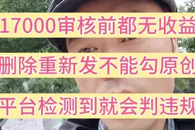 17000审核前无收益删除重发不能勾选原创