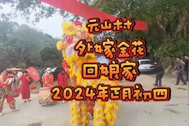 2024年大年初四，70多位阳江市元山村外嫁金花回娘家视频封面