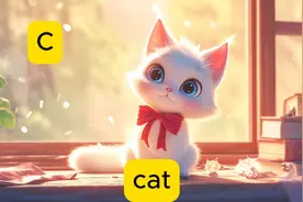 少儿英语口语启蒙，视频跟读，第四期从ABCDE认识单词！