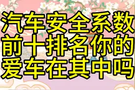 汽车安全系数前十排名，你的爱车在其中吗视频封面