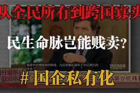 从全民所有到跨国寡头：民生命脉岂能贱卖？ #国企私有化视频封面