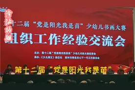 “党是阳光我是苗”少幼儿书画大赛，经验交流，老少同台作书画视频封面