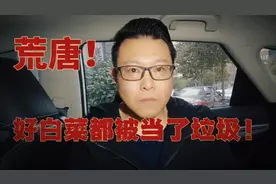 荒唐，垃圾分类处理站把好白菜铲碎装入垃圾桶竟然是为了完成任务