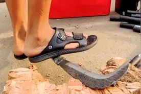 山东高密的刀没有海南的农刀厉害你别不信视频封面