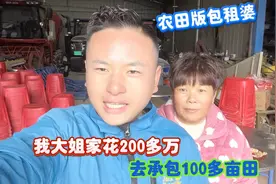 我大姐家花200多万承包100亩田农用机械都有十多台，一条龙机械化视频封面