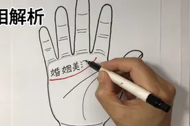 一般来说这种感情线是婚姻幸福的表现…视频封面
