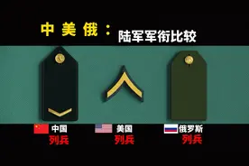 中美俄三国，陆军军衔比较