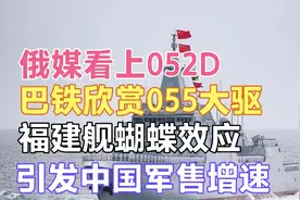 俄媒看上052D，巴铁欣赏055，福建舰蝴蝶效应，引发中国军售增速视频封面