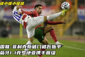 欧国联-菲利克斯破门格瓦扳平 葡萄牙1-1克罗地亚携手晋级视频封面