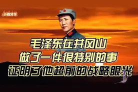 毛泽东在井冈山做了一件很特别的事，证明了他超前的战略眼光视频封面