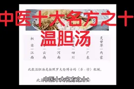 中医十大名方之十：温胆汤视频封面