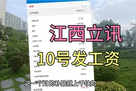 江西立讯发工资了，看看我7月份的工资条，辛辛苦苦一个月！视频封面