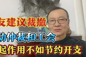 网友建议裁撤劳动仲裁和工会，既然起不到实际作用，不如节约开支视频封面