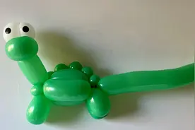 从零开始学习气球第17天小恐龙造型