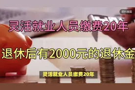 2025年：灵活就业人员缴费20年，为未来储蓄！💰💰💰视频封面