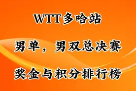 WTT多哈站男子单打，双打总决赛奖金与积分排行榜，一起看看吧视频封面
