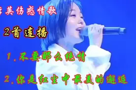 李英伤感情歌《不要那么绝情》《你是红尘中最美的邂逅》非常好听