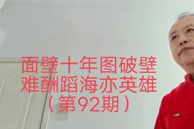 面壁十年图破壁 难酬蹈海亦英雄（通俗解读人情世故 第92期）视频封面