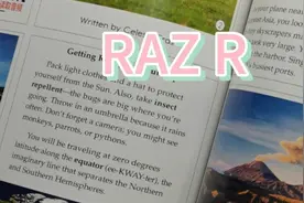 RAZ R级别，每天读4个故事，选做一个Quiz视频封面